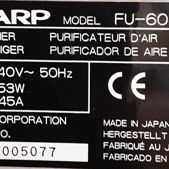 Hemat Filter Sharp Hepa Replacement Fz-60Sef Untuk Fu-60Se-S