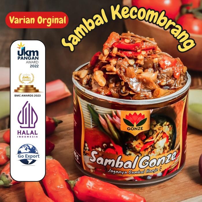 

Gonze - Sambal Kecombrang Original Premier 140gram sambel honje instan kemasan kaleng bisa langsung