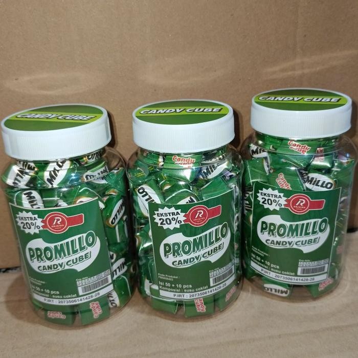 

Permen Milo Cube 60pcs Candy Cube Milo Molo Toples Mini isi 60pcs