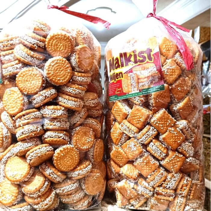 Marie Wijen Mini 1kg Malkist Wijen Mini Full Wijen manis Legit Lembut