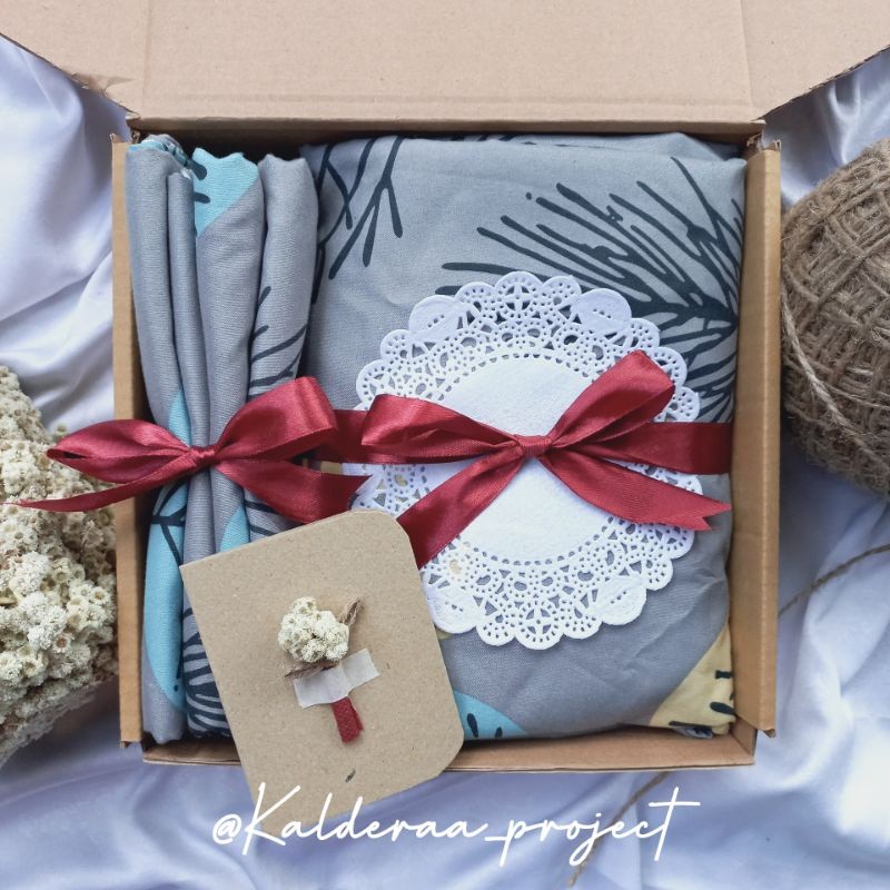 Retrorent Kado Sprei Pernikahan 180X200/ Hampers Wedding Sprei Kintakun / Hampers Sprei / Kado