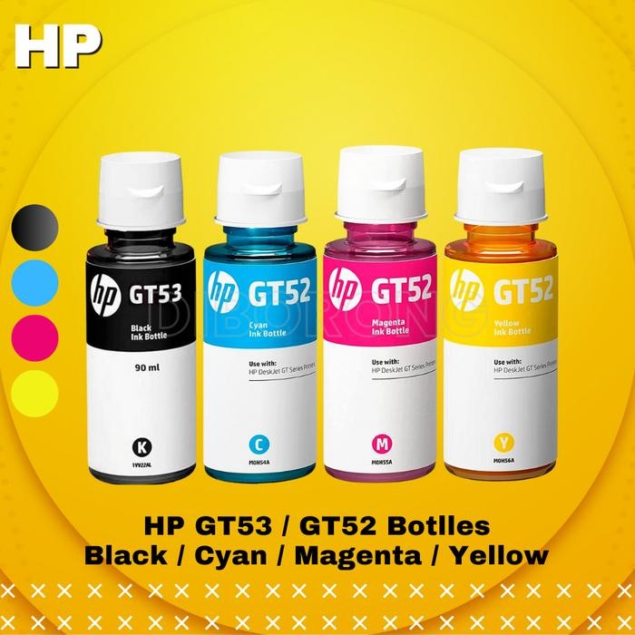 

Victory - Tinta Printer Hp Ink Gt51 / Gt51 Xl / Gt53 Colour Black Original