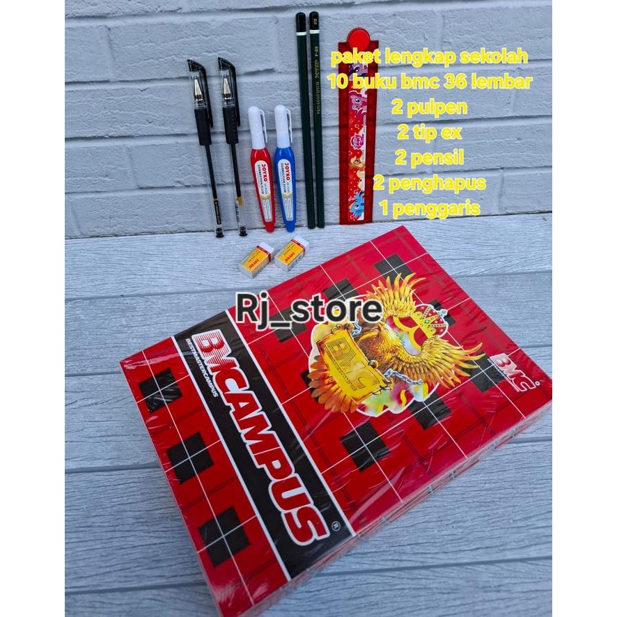 

Victory - Paket Sekolah Lengkap Dengan 10 Buku Bmcampus, 2 Pulpen, 2 Pensil, 2 Penghapus, 2 Tip Ex,