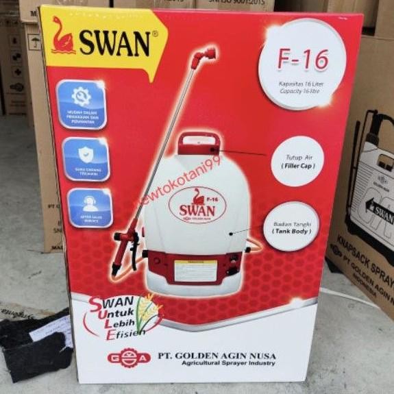 Sprayer elektrik SWAN F16 plastik tebal berkualitas swan f-16