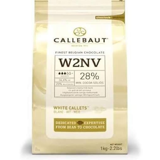 

JTTOP" CALLEBAUT WHITE 200GR W2NV COUVERTURE CALLET COKLAT PUTIH COKELAT