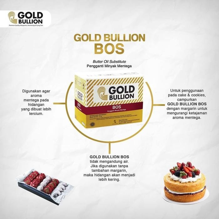 

JTTOP" GOLD BULLION BOS (BUTTER OIL SUBTITUTE) - ROOMBUTTER 500GR