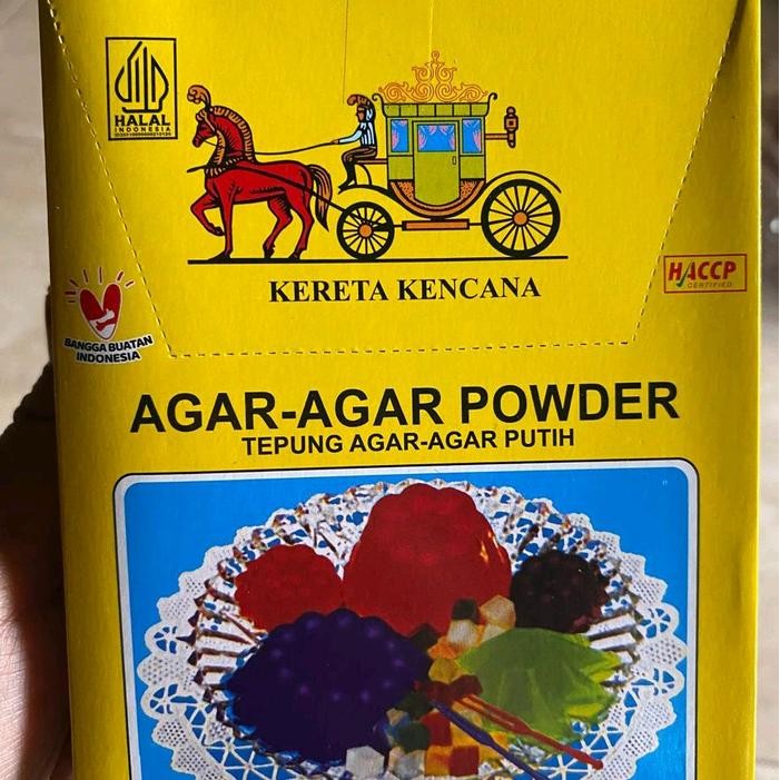 

JTTOP" AGAR AGAR KERETA KENCANA HIJAU RED PLAIN 1BOX 12PCS