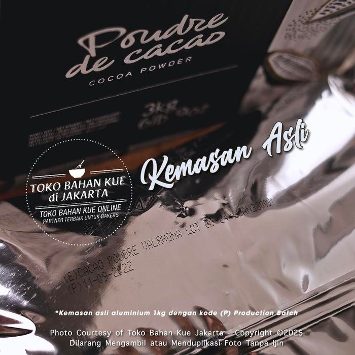 

JTTOP" VALRHONA - CACAO POWDER 100GR COKLAT BUBUK PURE COCOA POWDER KAKAO