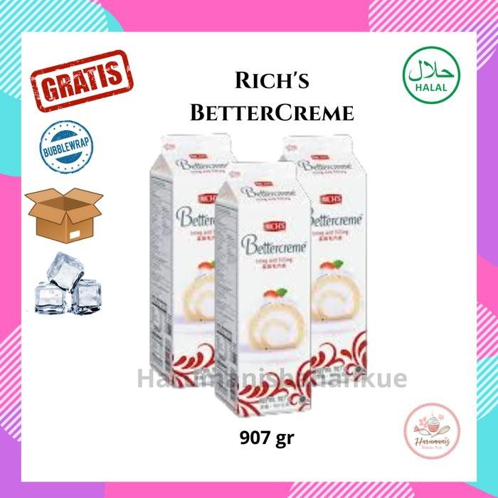 

JTTOP" RICH RICHS BETTERCREME BETTER CREME 907GR