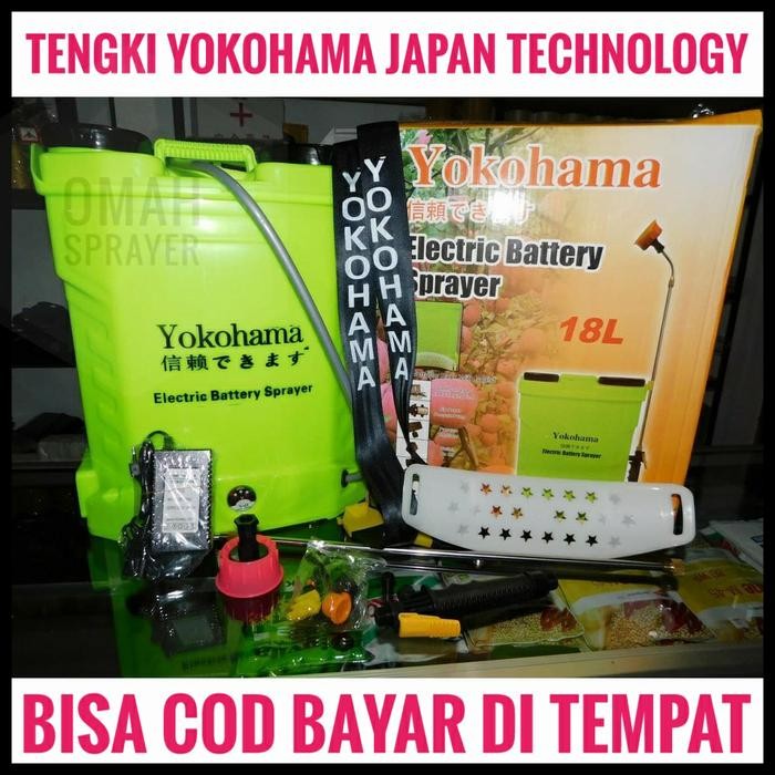 Tengki Sprayer Elektrik Yokohama Charger Ulang