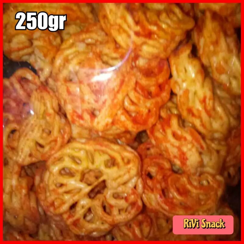 

Mamam_Asoy Terlaris 500Gr Makroni Rujak / Kerupuk Kriwil Bantat Murah/ Kerupuk Mawar Seblak Viral