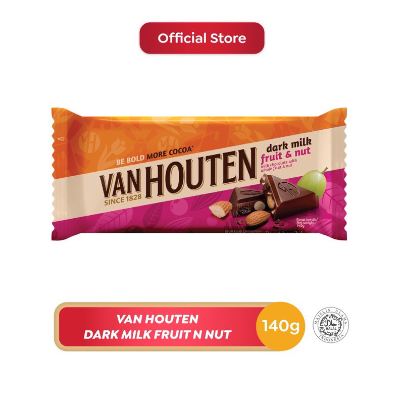 

Mamam_Asoy Vanhouten Almond Jumbo Dark Chocolate 140G / Coklat Vanhouten Jumbo Cadbury Dairy Milk