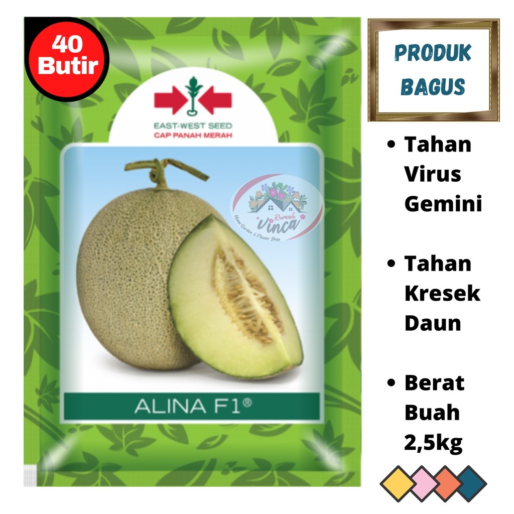 Benih Bibit Melon Madu ALINA F1 40 Butir Dari Cap Panah Merah