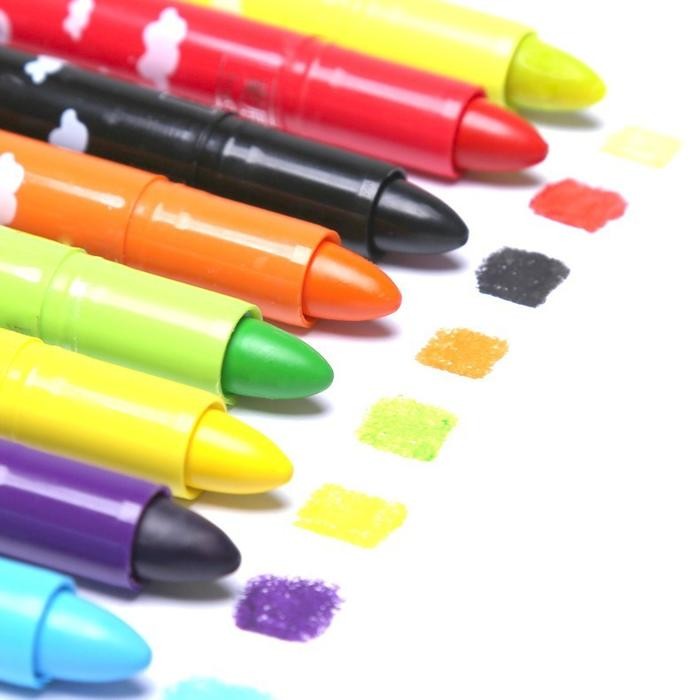 

Grasp Crayon Set 24/36/48 Warna Silky Crayon Water Soluble Crayons Krayon Licin Grasp Krayon Pensil