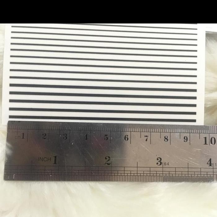 PALING MURAH. 3D STICKER LINE GOLD / STIKER KUKU 3D GARIS EMAS NAIL ART