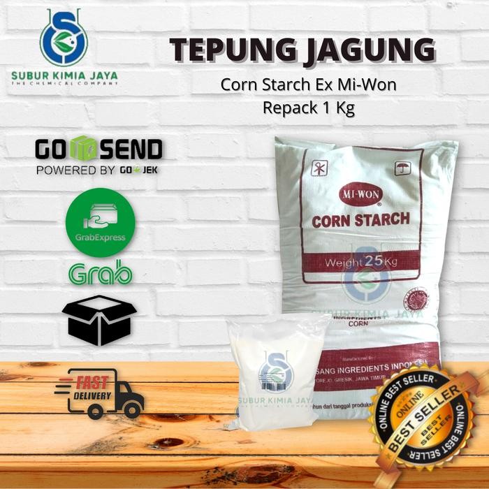 

Corn Starch Ex Miwon / Tepung Jagung / Maizena 1 Kg NC