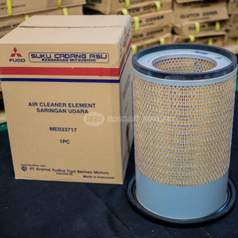 Filter Udara/ Saringan Udara/ Air Cleaner Element/ Filter Hawa Fuso Fighter 190PS (6D16) Merk