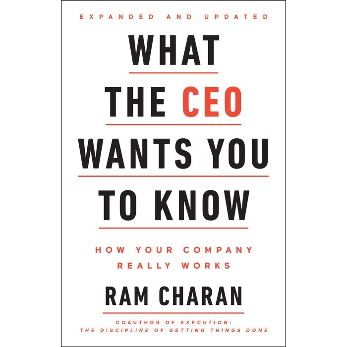 

Readers Collection-Pl_What the CEO Wants You to Know I Ram Charan(En/In version)