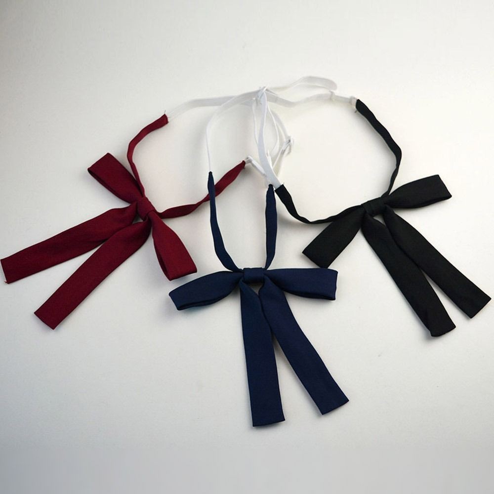 Bow Tie Ladies Fashion Japanese Jk Style Girls School Uniform Shirt Bow Tie For Girls Korean Cosplay