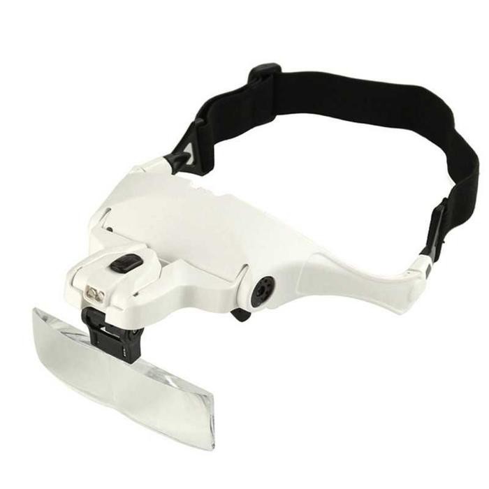 

Bricks - Kacamata Pembesar Reparasi Jam 3.5X Magnifier 2 Led - 9892B2