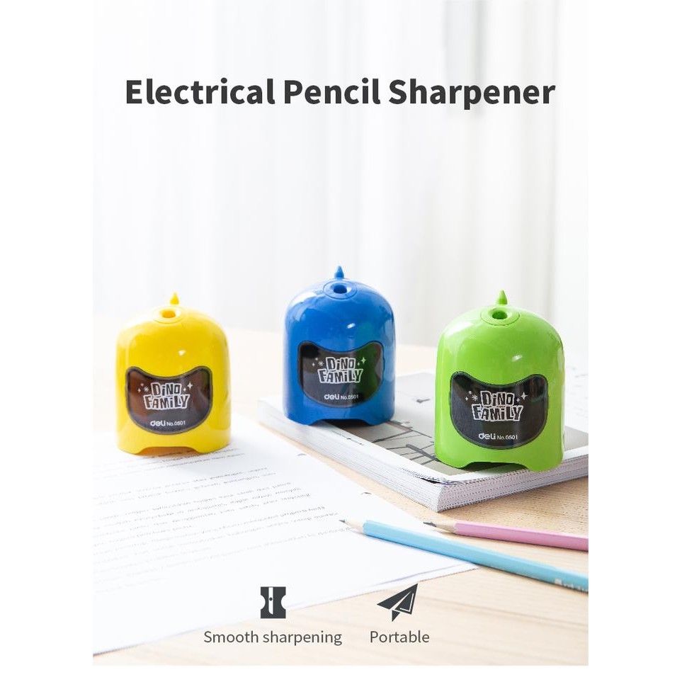 

Bricks - Deli E0501 Automatic Pencil Sharpener - Rautan Pensil Otomatis
