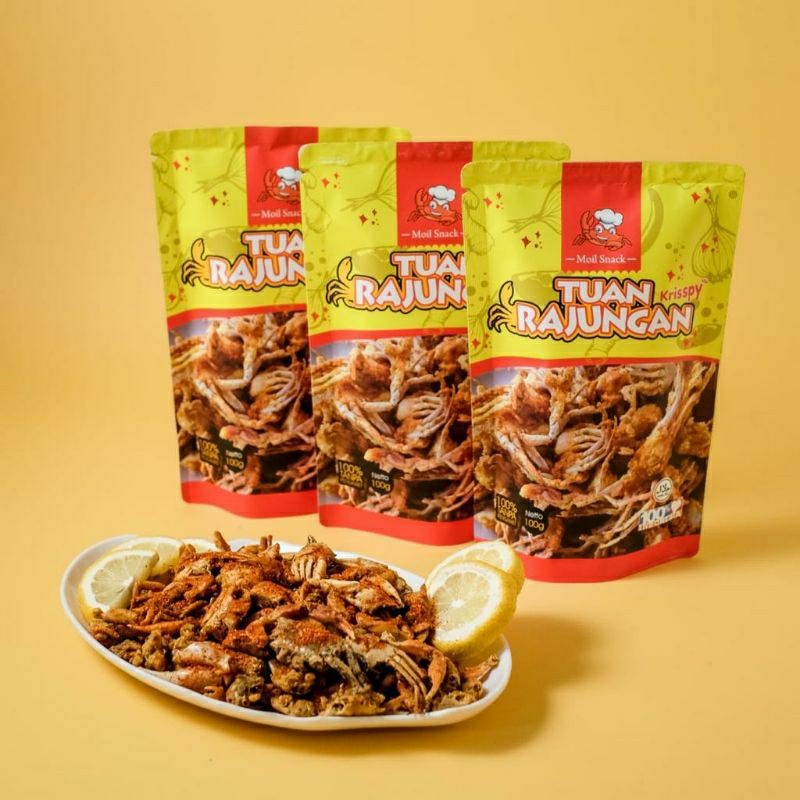 

Andrianbijaksana Tuan Rajungan Snack Sehat Cemilan Viral Enak Gurih Nikmat 40.Gram