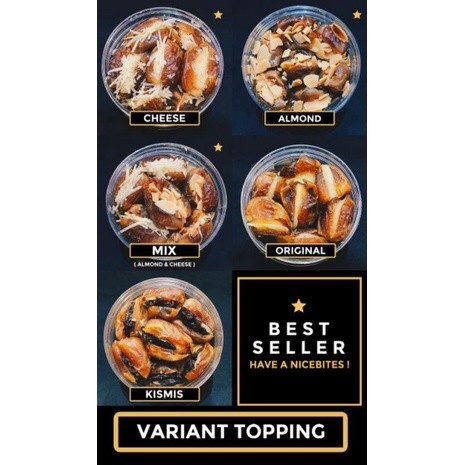 

Desyallshop Medium Bites (250Gr) Kurma Cheese Nicebites (Kurma Keju Lembut Tanpa Biji Dengan