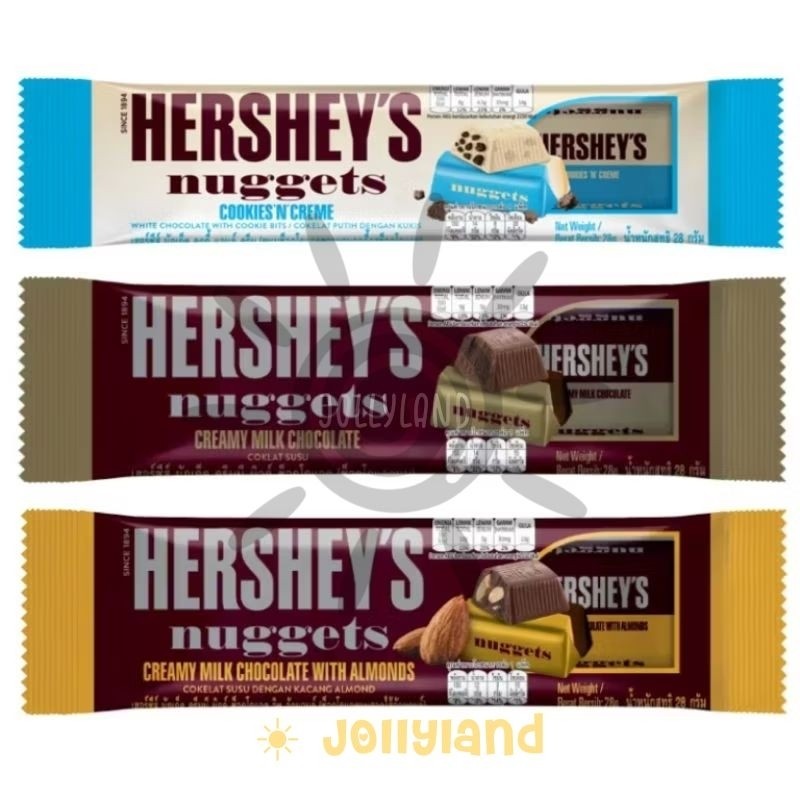 

Andrianbijaksana Murah Hershey'S Nuggets Exp Lama Coklat Nougat Creamy Milk Chocolate, Creamy Milk