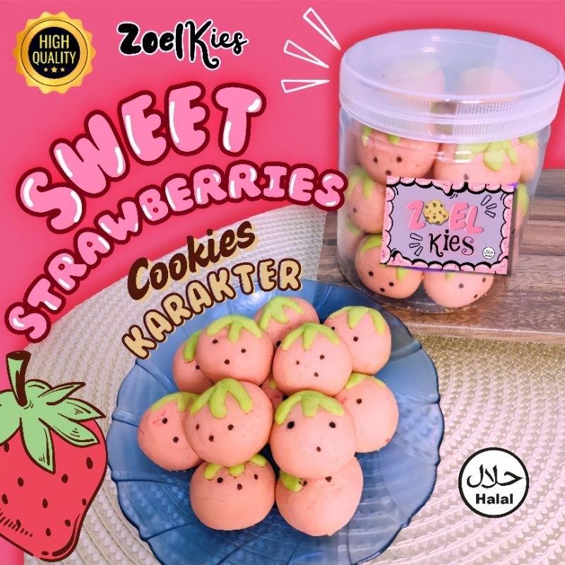 

Andrianbijaksana Cookies Karakter Zoelkies Halal, Kue Kering, Snack