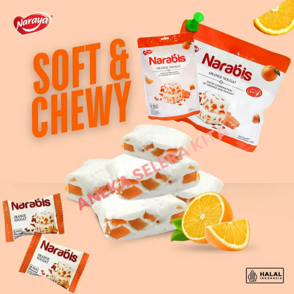 

Andrianbijaksana Naraya Narabis Rasa Chocolate Strawberry Matcha Cookies Cream Assortment Nougat