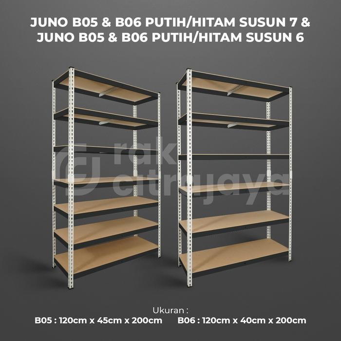 PREMIUM BOLTLESS RAK BESI GUDANG SIKU LUBANG SERBAGUNA TIDAK PERLU BAUT HEAVY DUTY TIANG PUTIH -