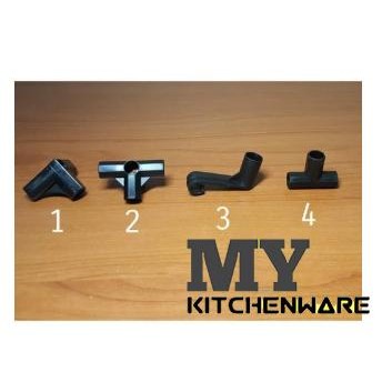 PREMIUM Siku konektor untuk rak sepatu cover / penyambung pipa rak/konektor