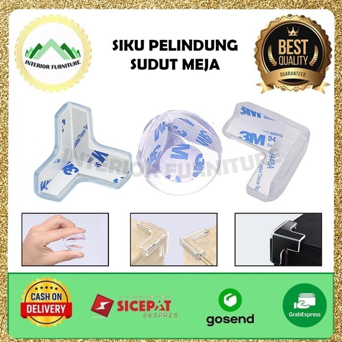 PREMIUM Pelindung Siku Meja Pengaman Sudut / Sudut Meja Model Karet Pelindung