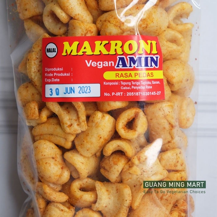 

Andrianbijaksana Makaroni Amin Rasa Pedas Vegan & Vegetarian Friendly