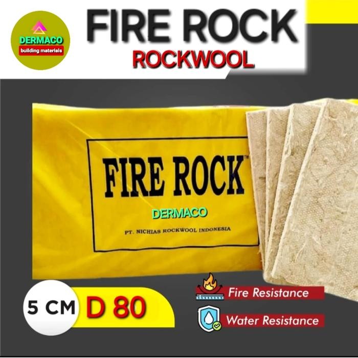 ROCKWOOL D80 KG 5CM / BUSA PEREDAM SUARA ROCKWOOL