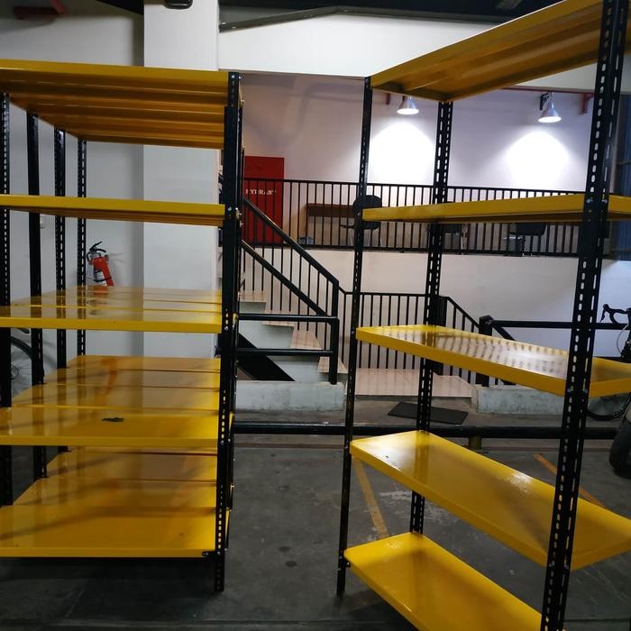 PREMIUM rak besi siku lubang bandung P100XL40XT200