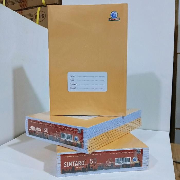 

Paket Buku Tulis Boxy Sintaro Locomotif 10 Buku 50 Halaman Murah Meriah - Sekolah, Paper