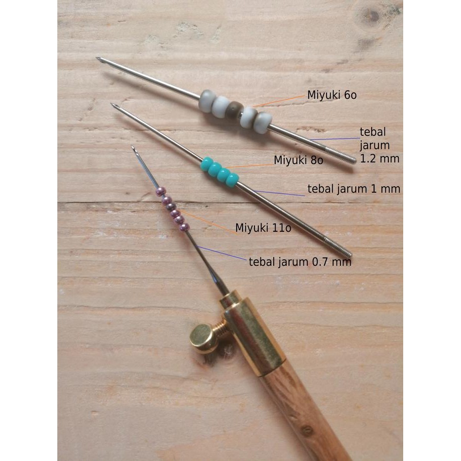 Jarum Tambour Sulam Payet Merek Beadsmith