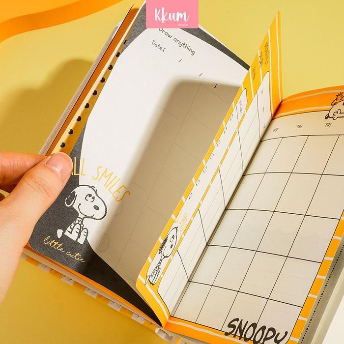 

Agenda Book A6/ Diary Ukuran A6/ Buku Catatan Snoopy Magnet #Gratisongkir