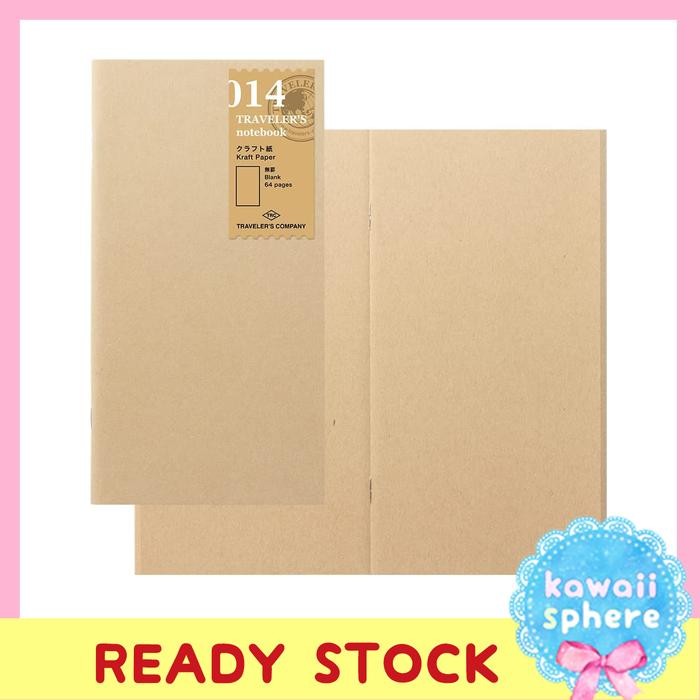 

Midori Travelers Notebook 014 Regular Size Kraft Paper #Gratisongkir
