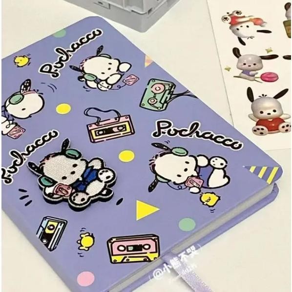 

Buku Notebook B6 Pochacco Sanrio Hardcover Catatan Lucu + 3D Patch #Gratisongkir