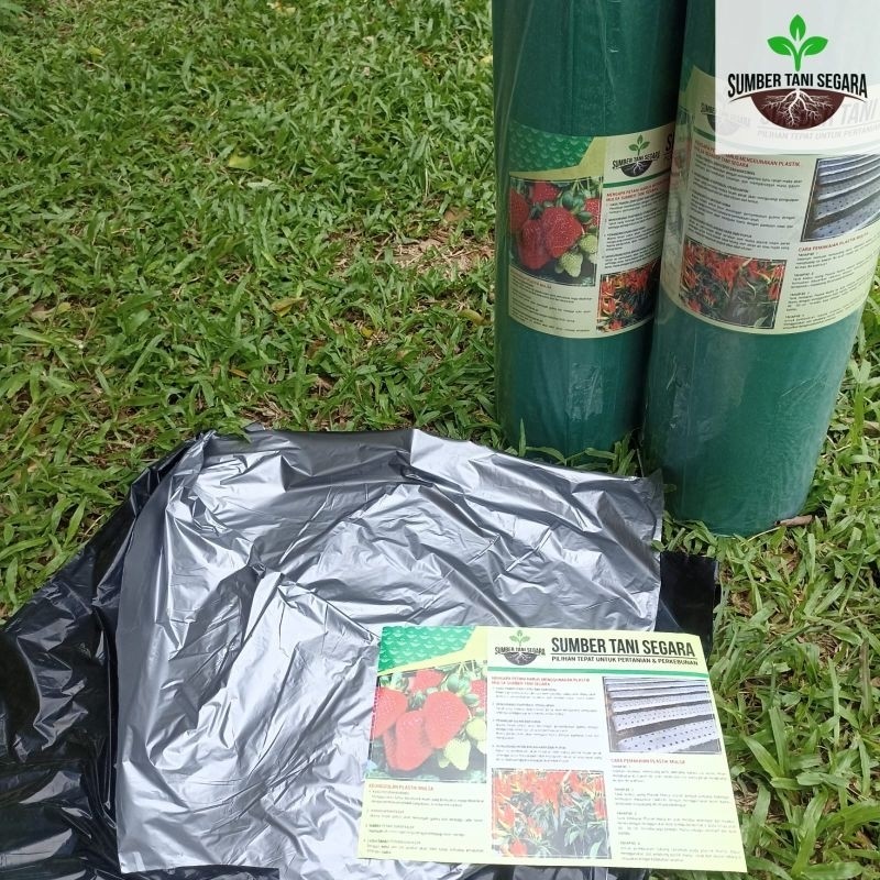 Pinan Shop Plastik Mulsa Hitam Perak 500 Meter Mtr Tani Lestari