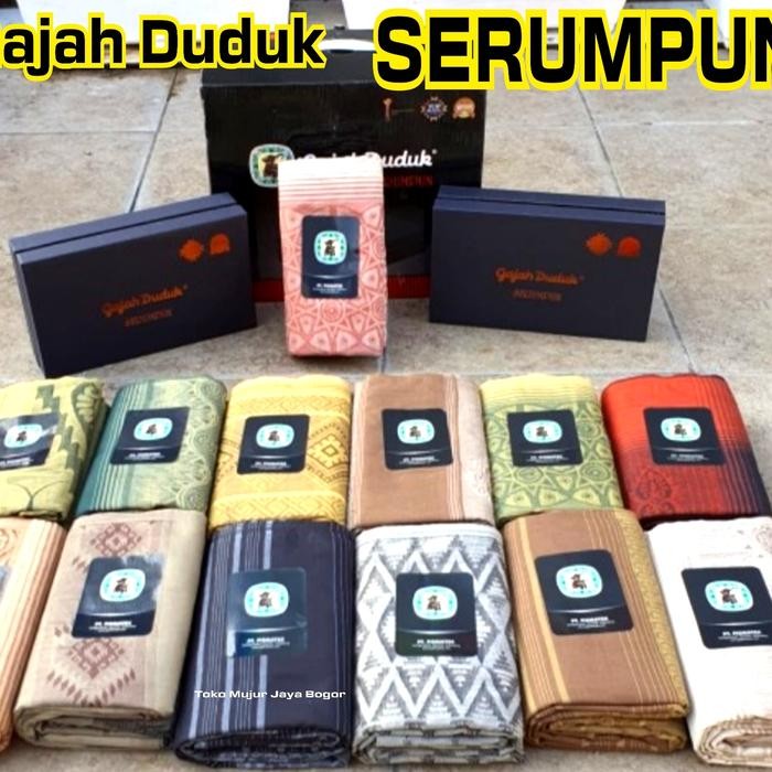 sarung gajah duduk serumpun