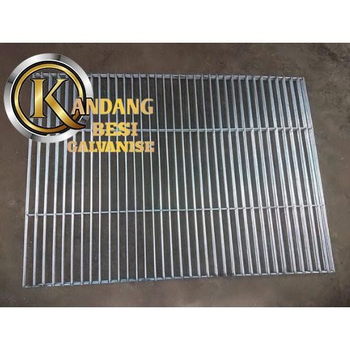 alas kandang hewan kelinci / kucing bahan ram galvanis P70 L40cm murah