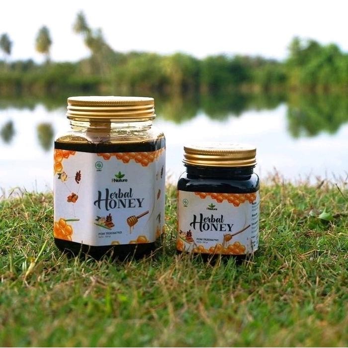 

Paket ( 250gr + 500gr ) 'Herbal Honey' F Nature Herbal , Madu Herbal Honey