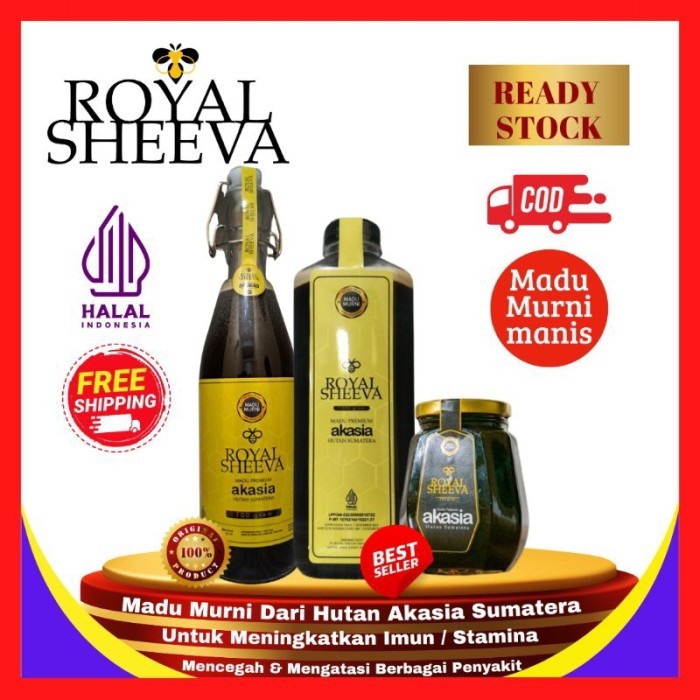 

Madu Murni 100 Royal Sheeva 700gr - 1.3kg Premium Halal MUI Asli da