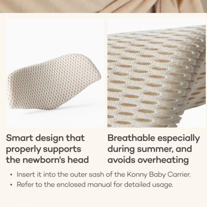 KONNY Baby Carrier FLEX Soft Breeze with Head Support/gendongan bayi soft structure