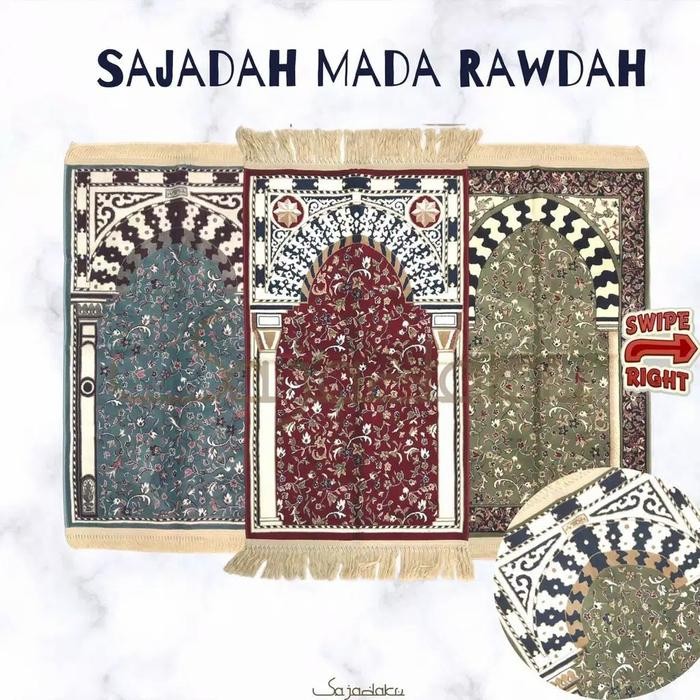 Sajadah Kano Rawdah Original - Tebal - 10 MM