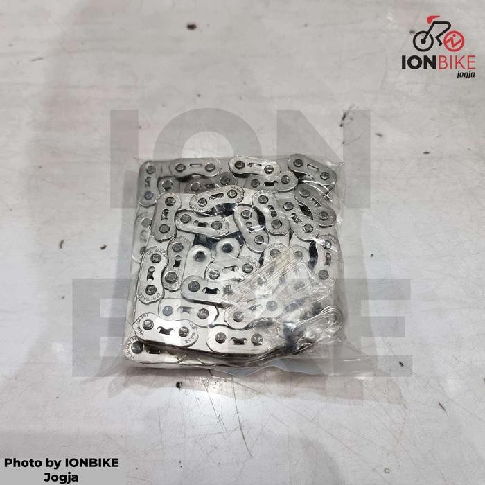 Readyy Rantai YBN MK747 1 Speed Full Link Silver Gold Yaban MK-747 Sepeda BMX Fixie DJ Chain Rante