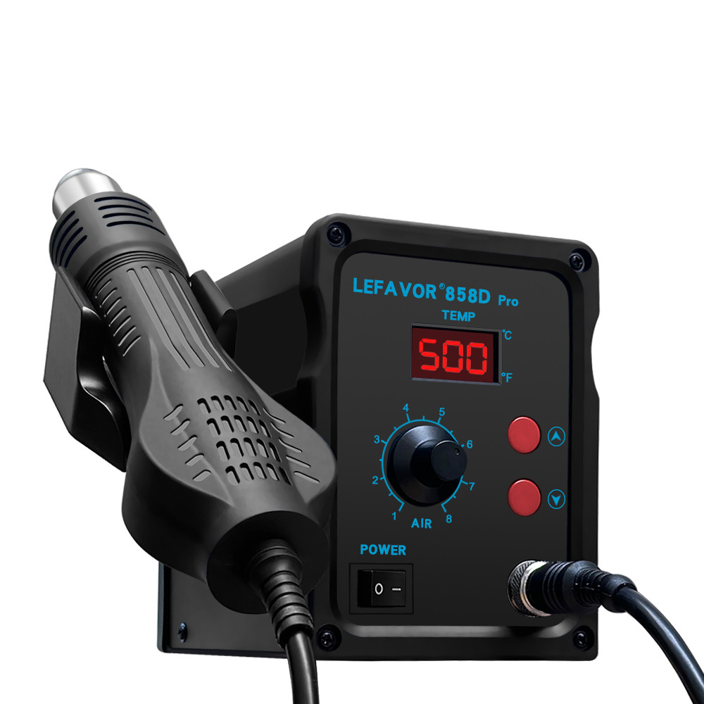 858D Hot Air Gun Bga Soldering Rework Station Blower Hair Dryer Hairdryer Soldering Heat Gun 220V